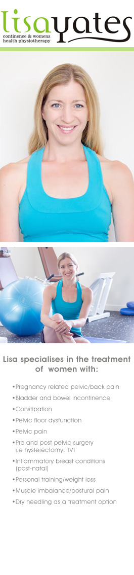Profile picture for Lisa Yates - Continence & Women's Health Physiotherapy