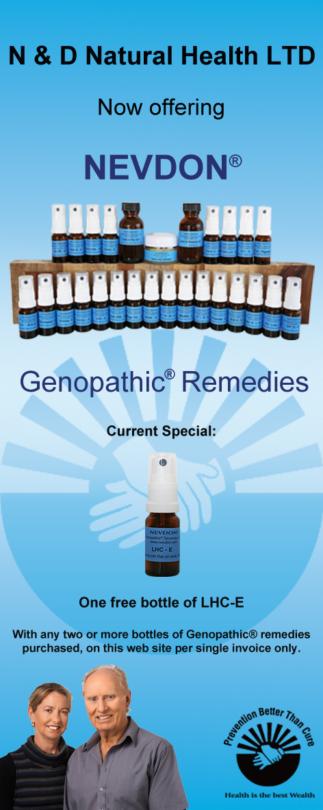 Profile picture for <b>NEVDON<font size=3>�</font></b> Genopathic<font size=3>�</font> Natural  Remedies