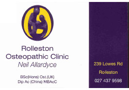 Profile picture for Rolleston Osteopathic Clinic