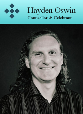 Profile picture for Hayden Oswin - Counsellor & Celebrant