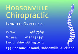 Profile picture for Hobsonville Chiropractic Centre